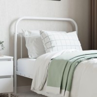 Vidaxl Metal Headboard White 39.4