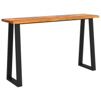 Vidaxl Console Table With Live Edge 6.7X15.7X31.5 Solid Wood Acacia
