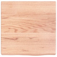 Vidaxl Wall Shelf Light Brown 15.7X15.7X(0.8-1.6) Treated Solid Wood Oak
