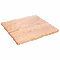 Vidaxl Wall Shelf Light Brown 23.6X23.6X0.8 Treated Solid Wood Oak