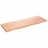 Vidaxl Wall Shelf Light Brown 31.5X11.8X0.8 Treated Solid Wood Oak