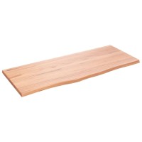 Vidaxl Wall Shelf Light Brown 39.4X15.7X0.8 Treated Solid Wood Oak