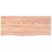 Vidaxl Wall Shelf Light Brown 6.7X15.7X(0.8-2.4) Treated Solid Wood Oak