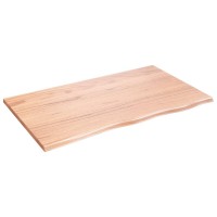 Vidaxl Wall Shelf Light Brown 39.4X23.6X0.8 Treated Solid Wood Oak