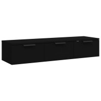 Vidaxl Wall Cabinet Black 40.2X11.8X7.9 Engineered Wood