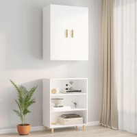 Vidaxl Hanging Wall Cabinet White 27.4X13.4X35.4