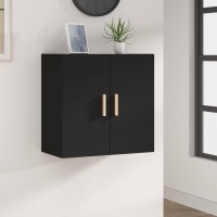 Vidaxl Wall Cabinet Black 23.6X11.8X23.6 Engineered Wood