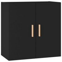 Vidaxl Wall Cabinet Black 23.6X11.8X23.6 Engineered Wood