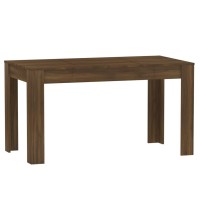 Vidaxl Dining Table Brown Oak 55.1X29.3X29.9 Engineered Wood