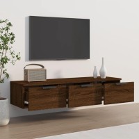 Vidaxl Wall Cabinet Brown Oak 40.2X11.8X7.9 Engineered Wood