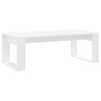 Vidaxl Coffee Table White 40.2X19.7X13.8 Engineered Wood