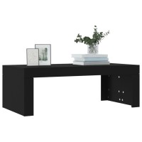 Vidaxl Coffee Table Black 40.2X19.7X14.2 Engineered Wood