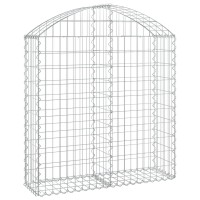 Vidaxl Arched Gabion Basket 39.4X11.8X39.4/47.2 Galvanized Iron