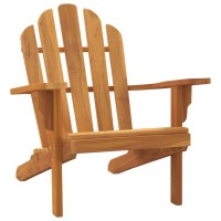 Vidaxl Patio Adirondack Chairs 2 Pcs 31.1X37.4X36.2 Solid Wood Teak