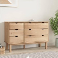 Vidaxl Drawer Cabinet Otta 43.7X16.5X28.9 Solid Wood Pine