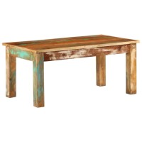 Vidaxl Coffee Table 39.4X21.7X17.7 Solid Wood Reclaimed