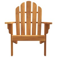 Vidaxl Patio Adirondack Chair 31.1X37.4X36.2 Solid Wood Teak