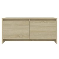 Vidaxl Coffee Table Sonoma Oak 90X50X41.5 Cm Engineered Wood