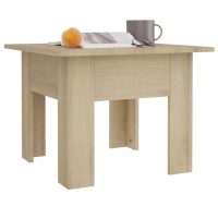 Vidaxl Coffee Table Sonoma Oak 55X55X42 Cm Engineered Wood