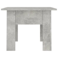 Vidaxl Coffee Table Concrete Grey 55X55X42 Cm Engineered Wood