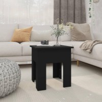 Vidaxl Coffee Table Black 40X40X42 Cm Engineered Wood