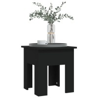 Vidaxl Coffee Table Black 40X40X42 Cm Engineered Wood