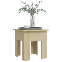 Vidaxl Coffee Table Sonoma Oak 40X40X42 Cm Engineered Wood