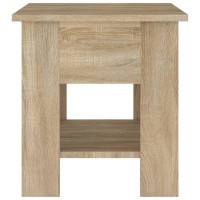 Vidaxl Coffee Table Sonoma Oak 40X40X42 Cm Engineered Wood