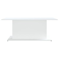 Vidaxl Coffee Table White 102X55.5X40 Cm Engineered Wood