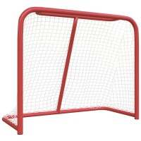 Vidaxl Hockey Goal Red And White 72X28X48 Polyester
