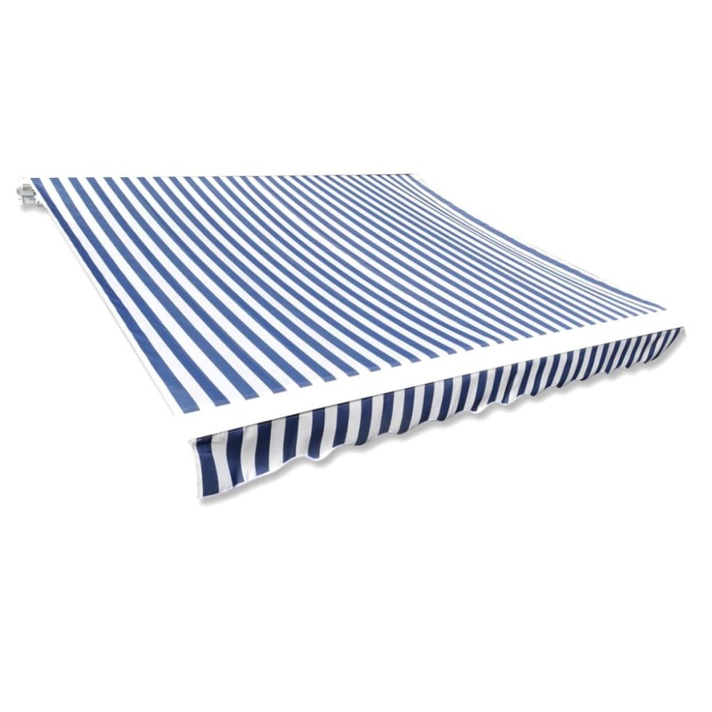 Awning Top Canvas Blue & White 9' 10