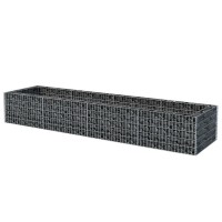 vidaXL Gabion Raised Bed Steel 141.7