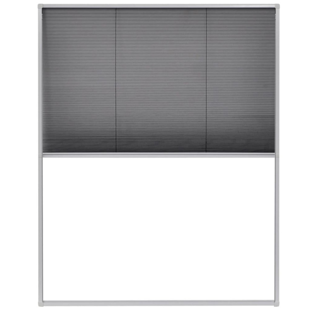 vidaXL Plisse Insect Screen for Windows Aluminum 31.5