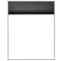 vidaXL Plisse Insect Screen for Windows Aluminum 31.5