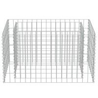 vidaXL Gabion Raised Bed Galvanized Steel 35.4