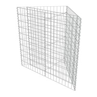 vidaXL Gabion Raised Bed Galvanized Steel 29.5