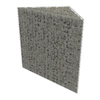 vidaXL Gabion Raised Bed Galvanized Steel 29.5