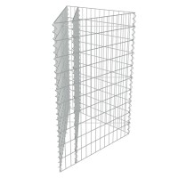 vidaXL Gabion Raised Bed Galvanized Steel 29.5