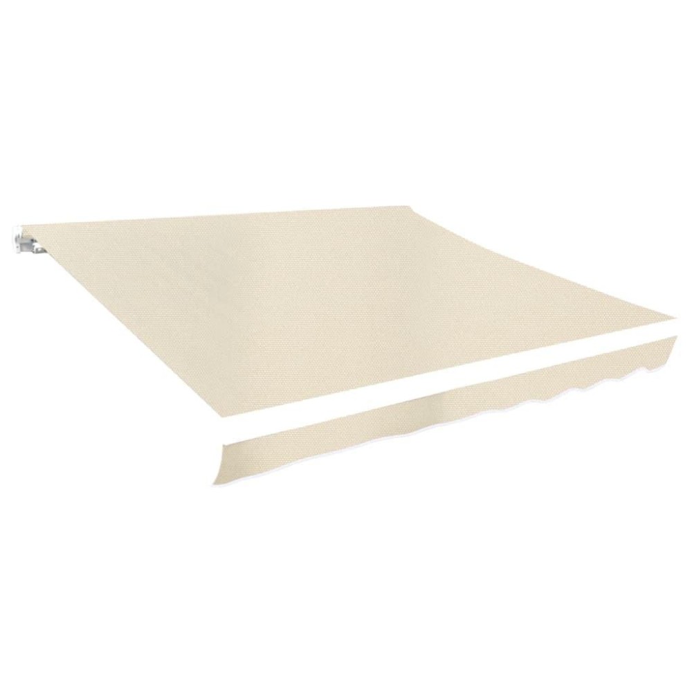 vidaXL Awning Top Sunshade Canvas Cream 137.8