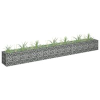 vidaXL Gabion Raised Bed Galvanized Steel 106.3