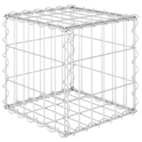 vidaXL Cube Gabion Raised Bed Steel Wire 11.8