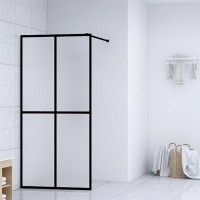 Vidaxl Walk-In Shower Screen Frosted Tempered Glass 31.5X76.8