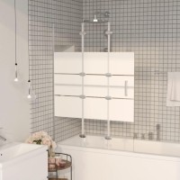 Vidaxl Folding Shower Enclosure Esg 39.4X55.1 White