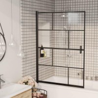 Vidaxl Shower Enclosure Esg 39.4X55.1 Black