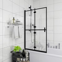 Vidaxl Folding Shower Enclosure Esg 31.5X55.1 Black