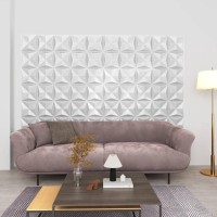 Vidaxl 3D Wall Panels 48 Pcs 19.7X19.7 Origami White 129.2 Ft
