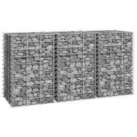 vidaXL Gabion Raised Beds 3 pcs 11.8