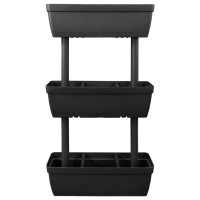 Vidaxl Garden Planter 3 Pcs 39.4 Anthracite