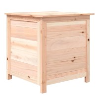 Vidaxl Patio Cushion Box 19.7X19.7X22 Solid Wood Fir