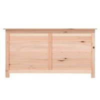 Vidaxl Patio Cushion Box 39.4X19.7X22 Solid Wood Fir